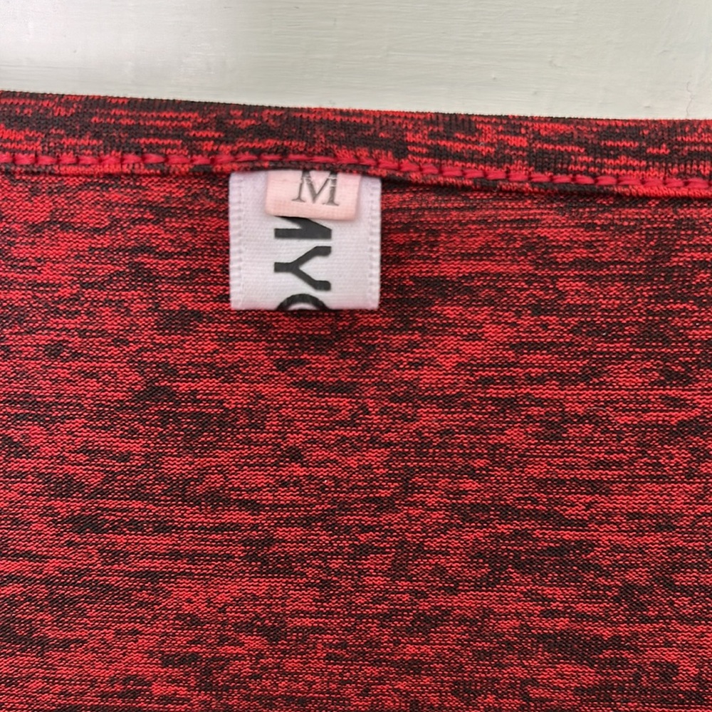 My Be Red and Black Heather Blouse - size Medium - Picture 2 of 8